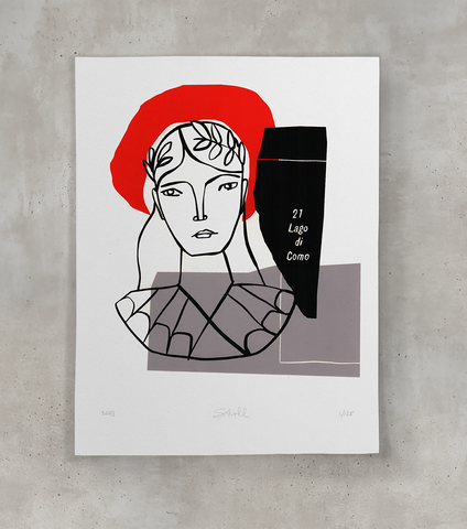 Ragazza del Lago - Original Screenprint Poster